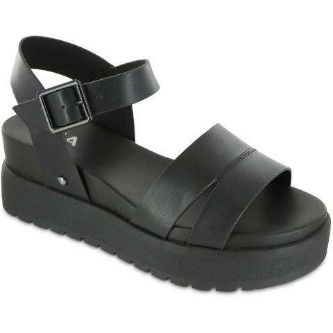Maya Faux Leather Strappy Slingback Sandals