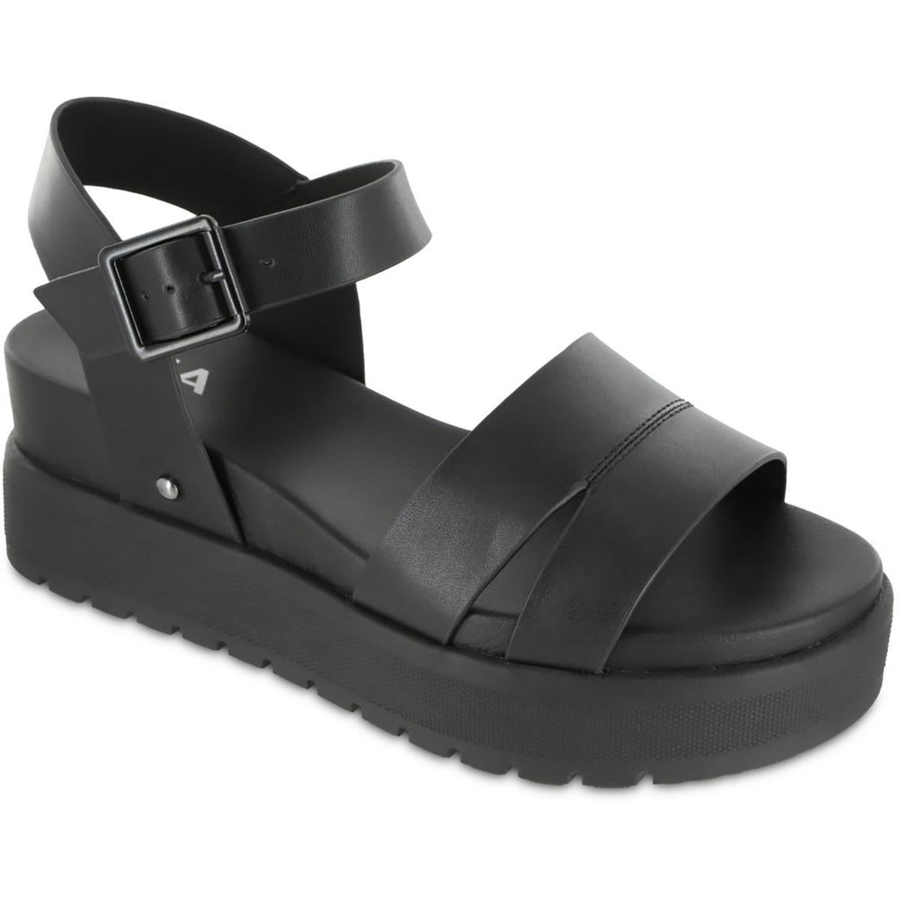 Maya Faux Leather Strappy Slingback Sandals