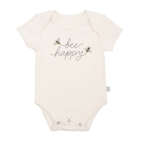 graphic bodysuit | bee happy