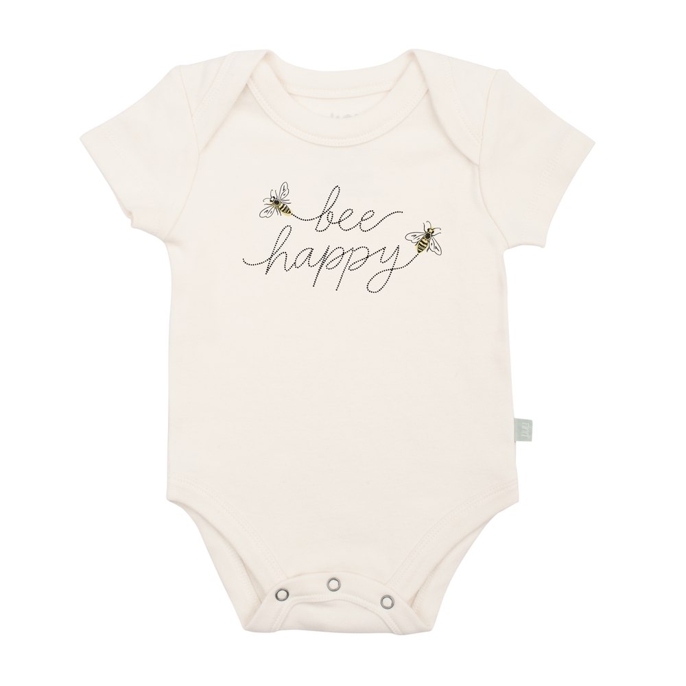 graphic bodysuit | bee happy