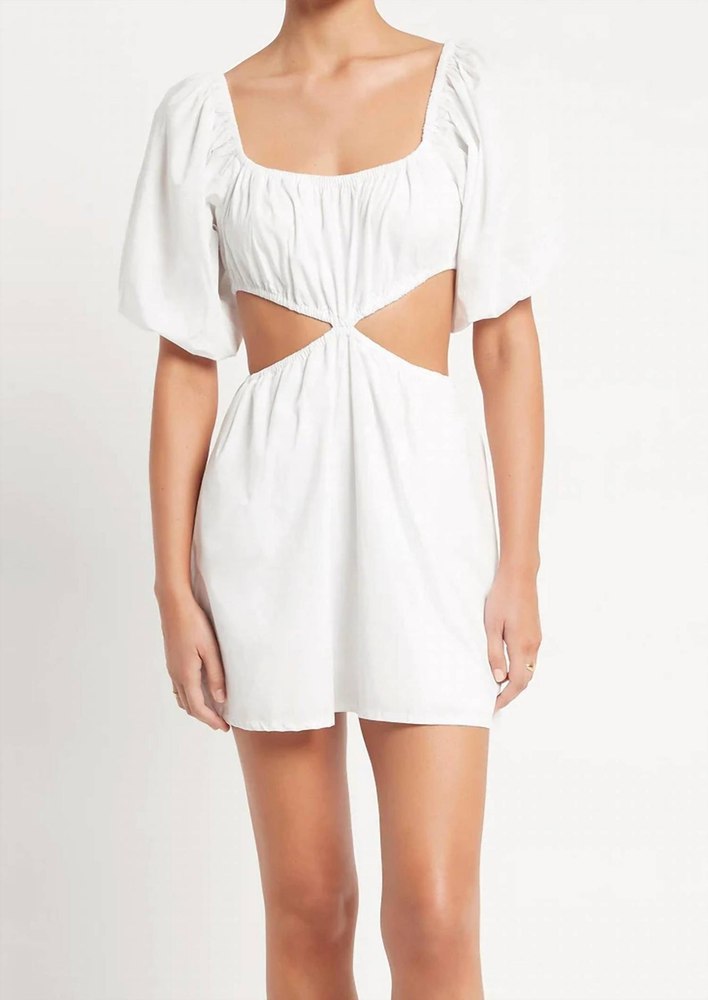 Gabelli Mini Dress In Plain White 7703525818428