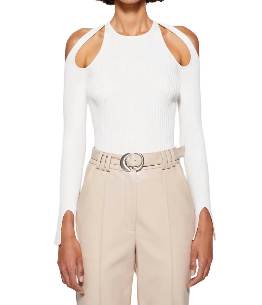 Isabella Cut Out Top In Macchiato 7703537745980