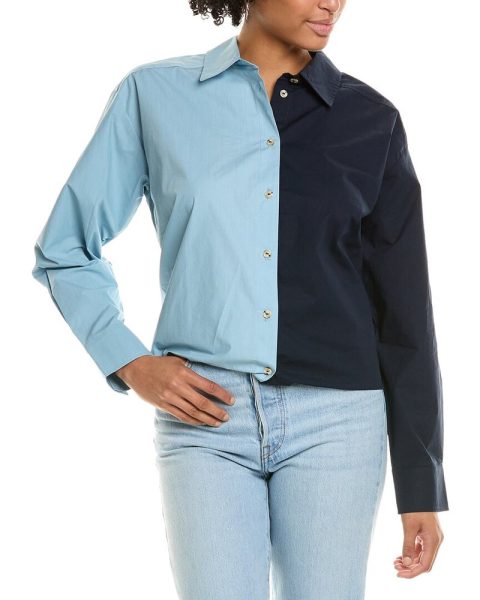 DONNI. Duo Pop Button-Down Shirt 7803853602876