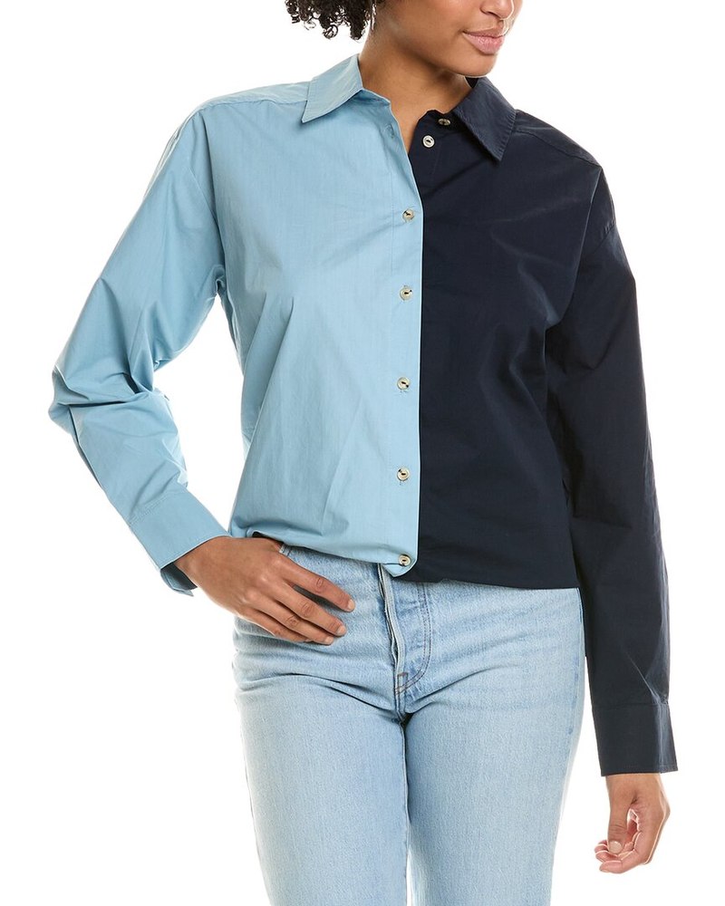 DONNI. Duo Pop Button-Down Shirt 7803853602876