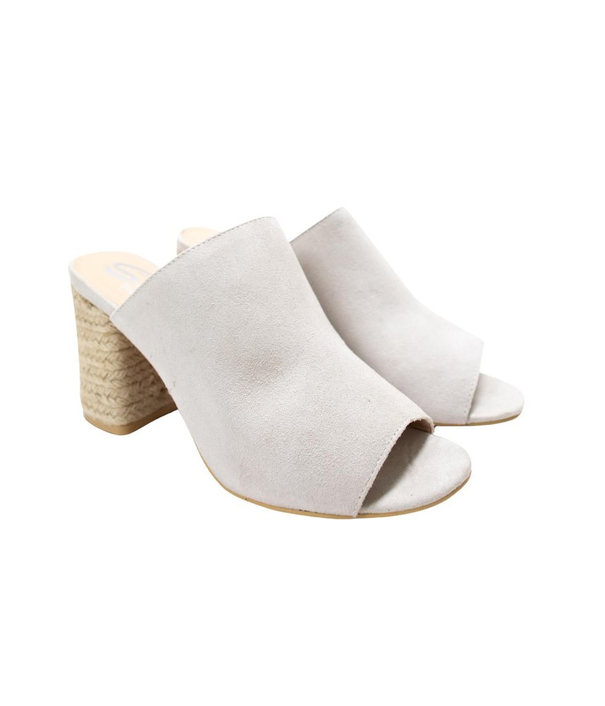 Women’s Helena Heeled Sandal In Ice Suede 7803855503420