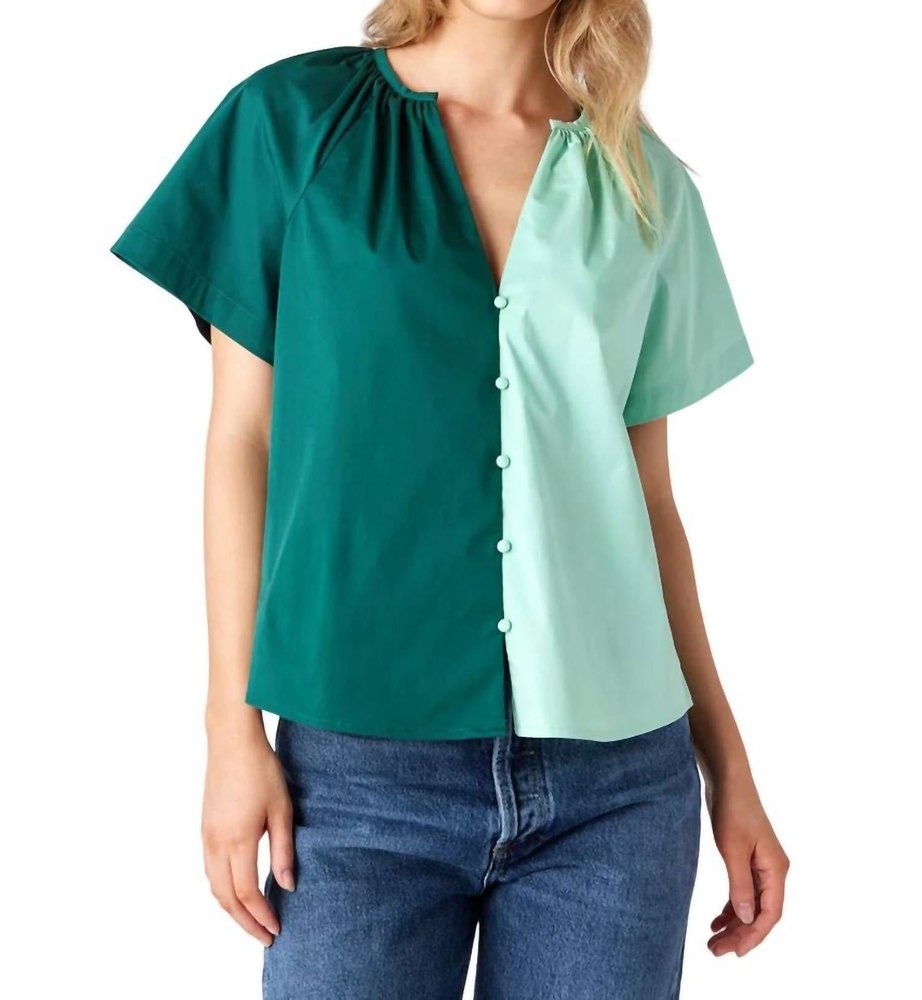 Cooper Top In Botanical Colorblock 7803855929404
