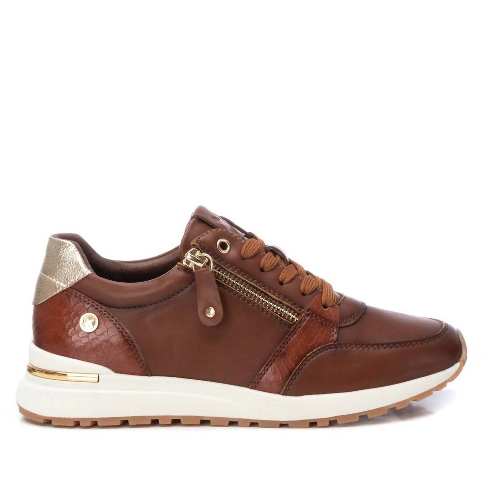 Women’s Trainer Sneakers In Camel 7803855831100