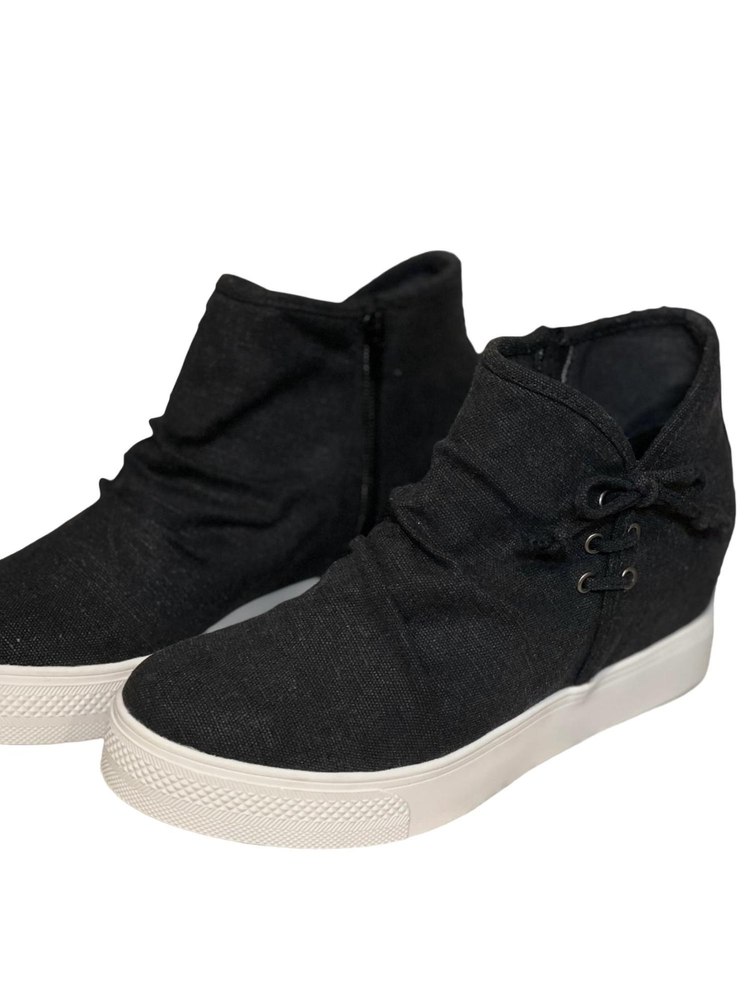 Women’s Angela Wedge Bootie In Black 7832060330044