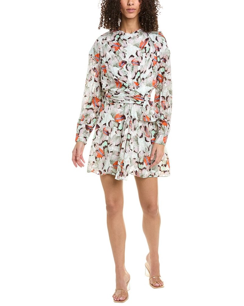 IRO Fil Coupe Silk-Blend Mini Dress 7277284524092