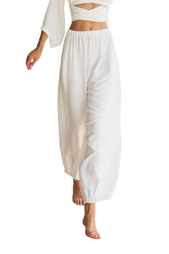 Malibu Lounger Pants In White 7703539449916