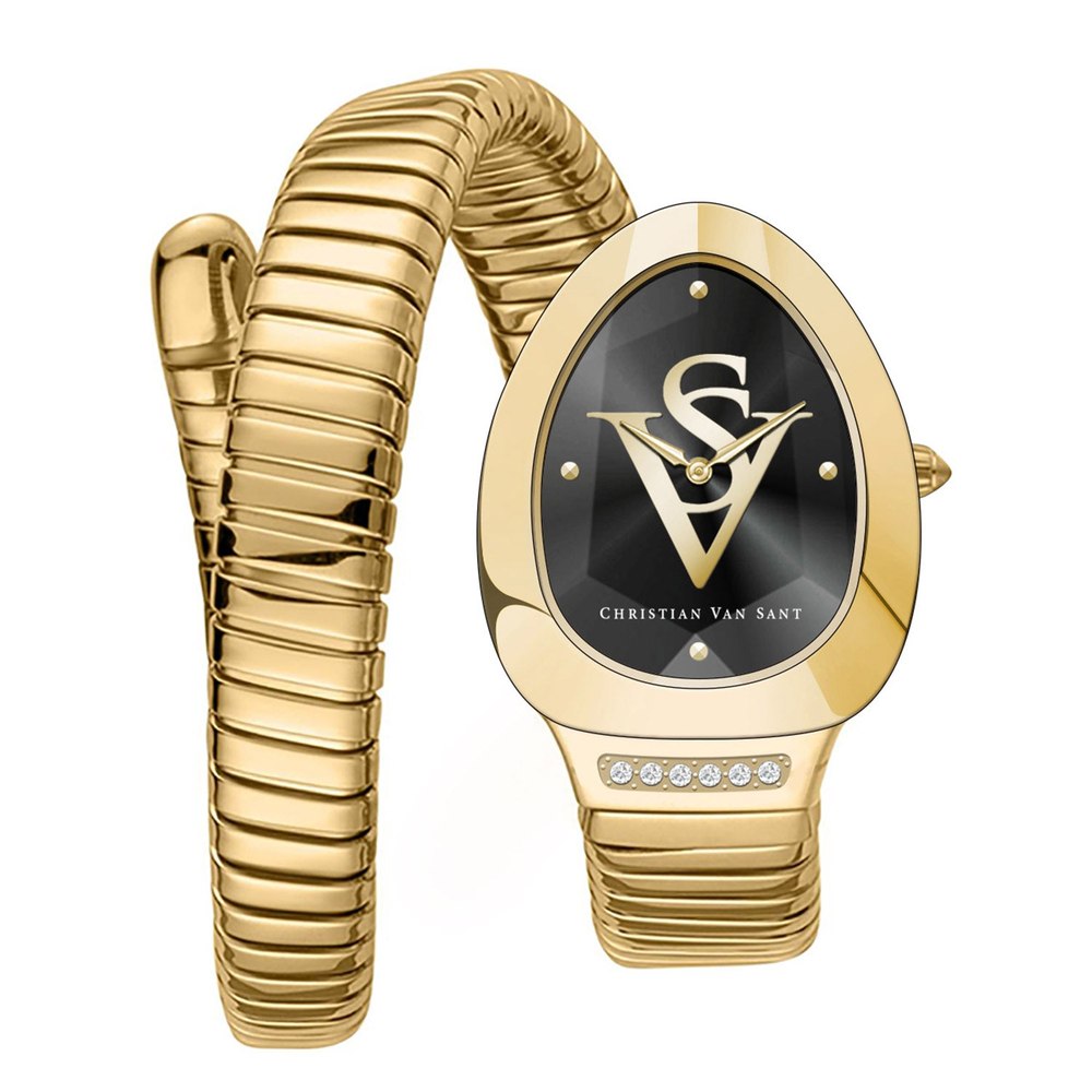 Christian Van Sant Women’s Naga Black Dial Watch 7226069647420