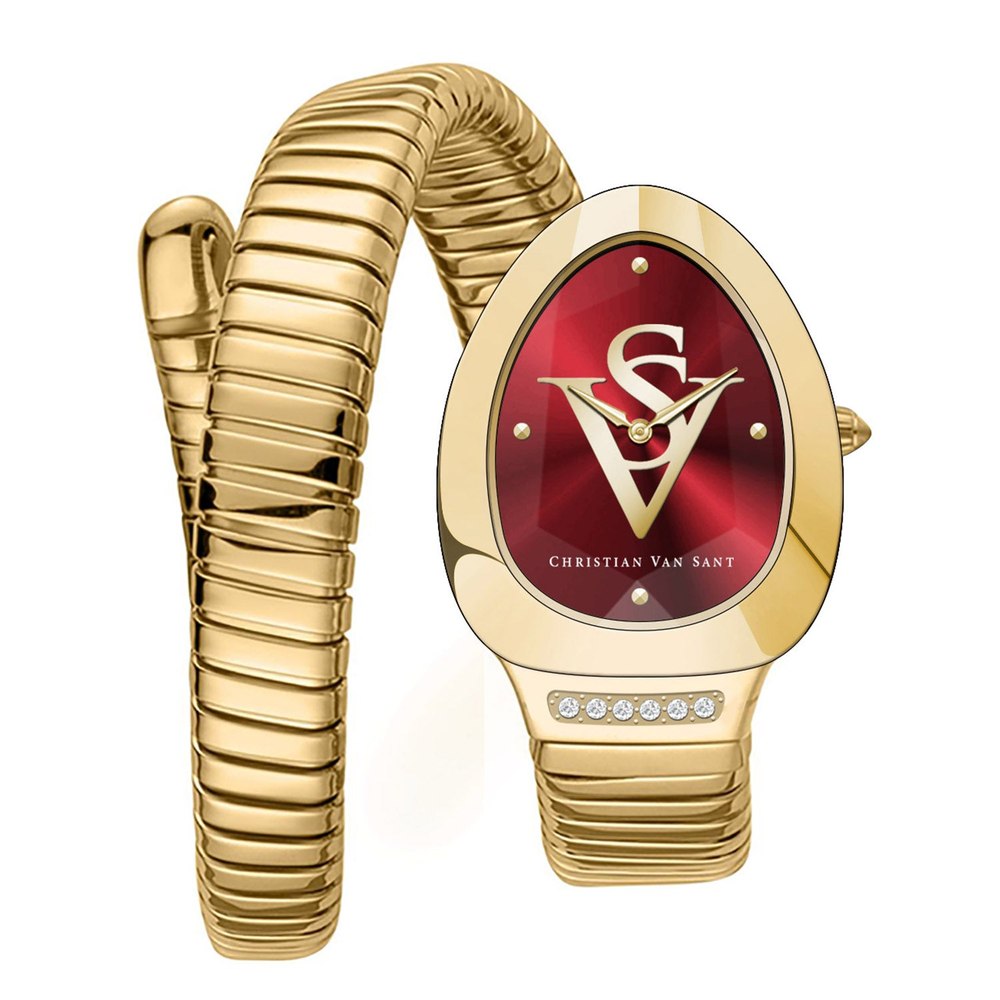Christian Van Sant Women’s Naga Red Dial Watch 7226069155900