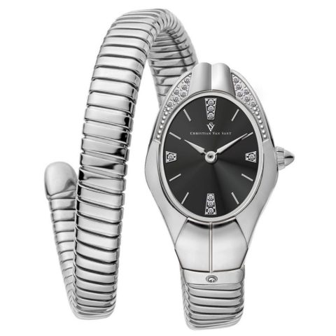 Christian Van Sant Women’s Naga Black Dial Watch 7226069090364