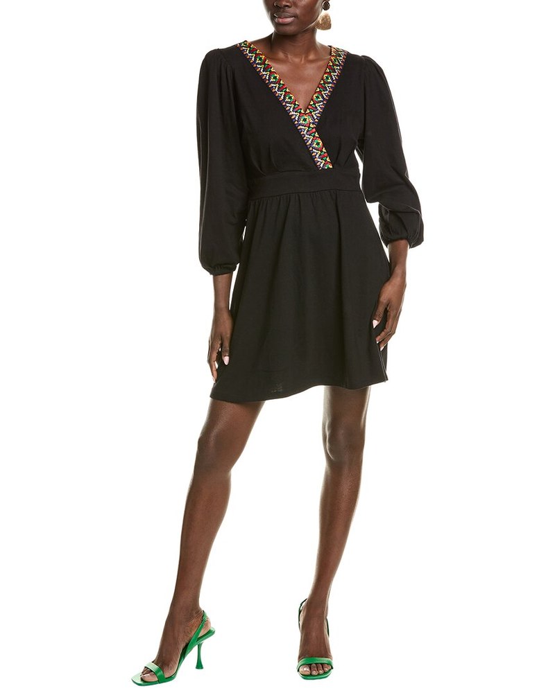 Garrie B V-Neck Mini Dress 7832090148924