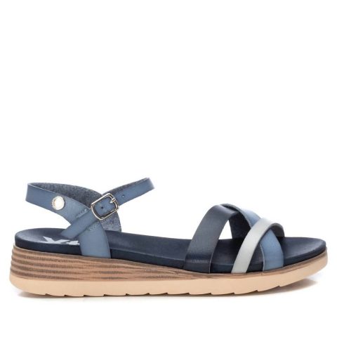 Women’s Low Wedge Sandals In Navy 7703556292668