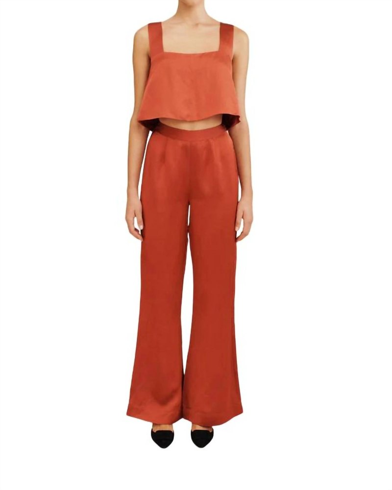 Tia Trouser In Redwood 7803861925948