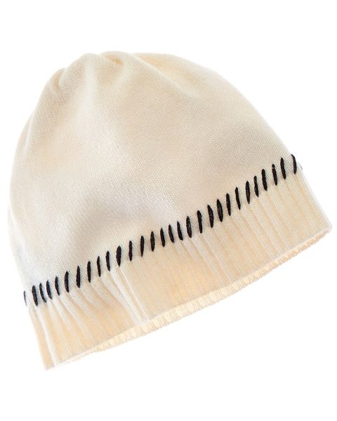 Forte Cashmere Contrast Edge Cashmere Hat 7832106205244