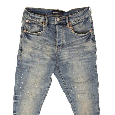 Purple Brand Vintage Spotted Skinny Jeans – Indigo