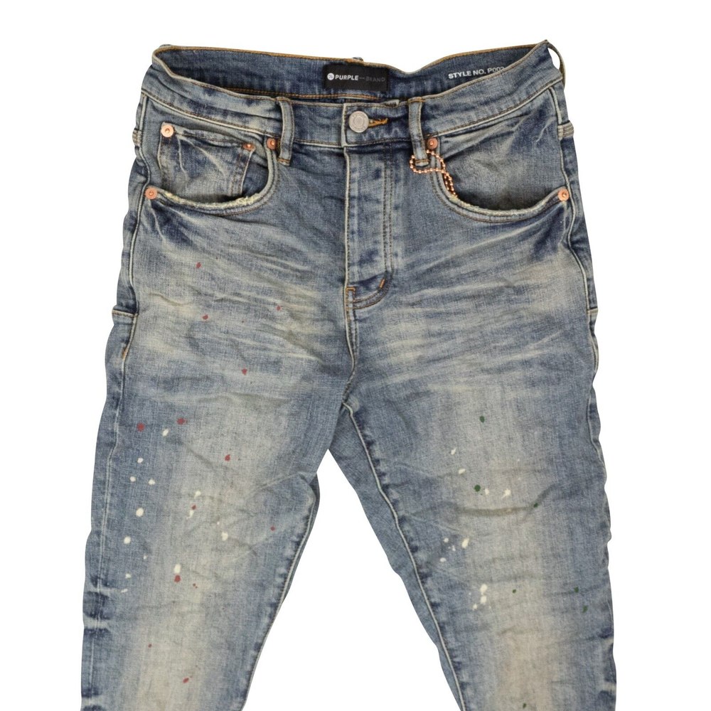 Purple Brand Vintage Spotted Skinny Jeans – Indigo