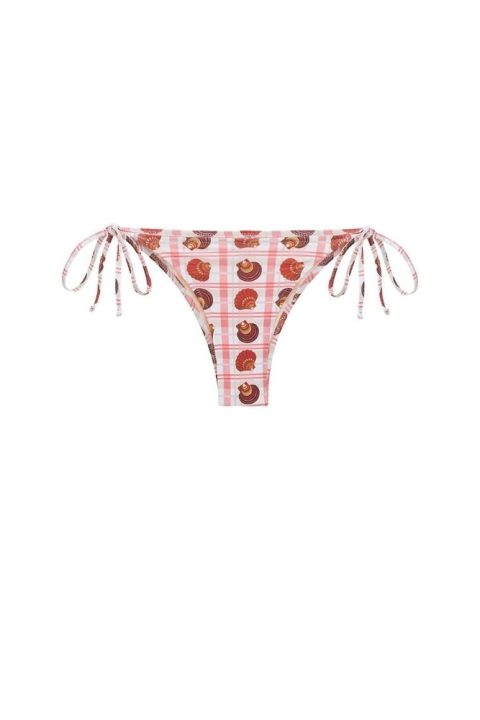 Gabriela Bikini Bottom In Coral Shells 7703555899452