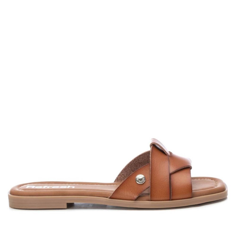 Women’s Flat Sandals In Taupe 7703559110716