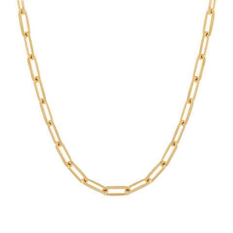 Large Paperclip Link Necklace