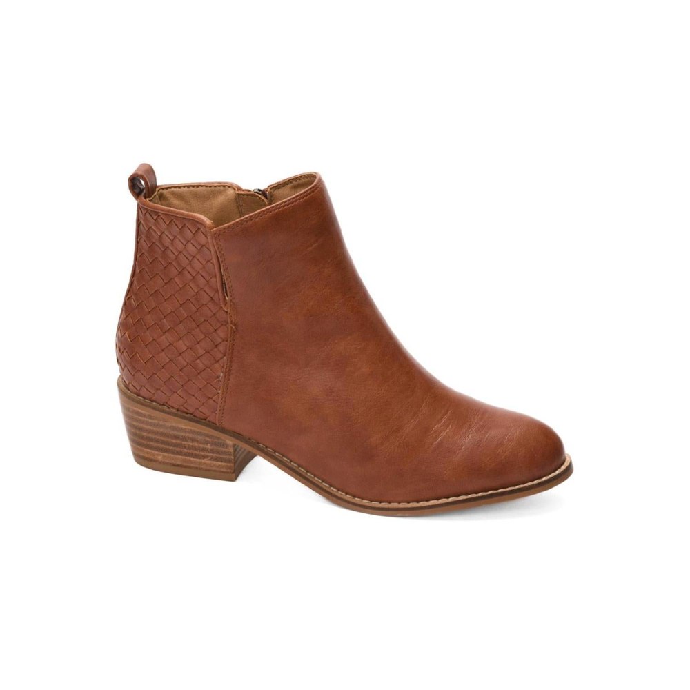 Women’s Half And Half Ankle Boots In Bourbon 7832125603900