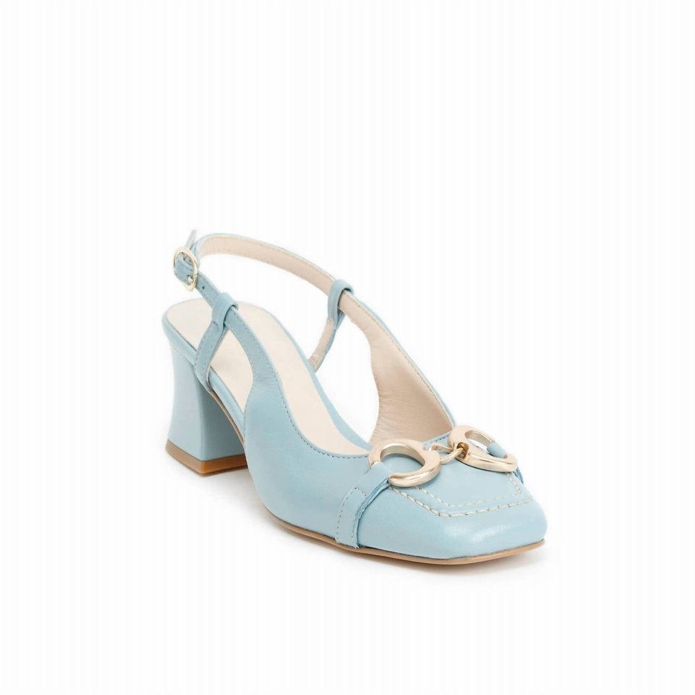 Women’s Casoria Slingback Mules In Powder Blue 7832125964348