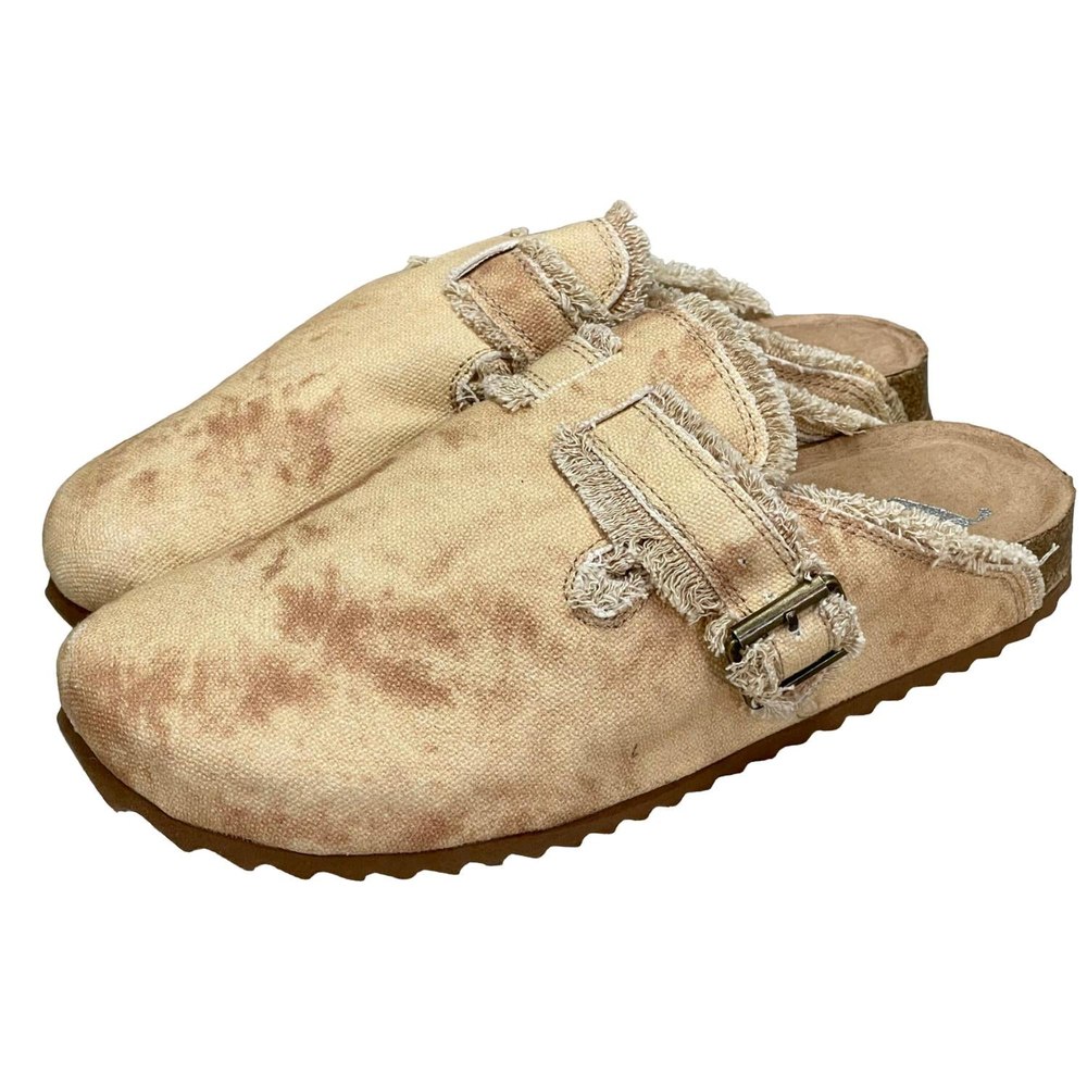 Women’s Picnic Slide Clogs In Tan 7832128290876