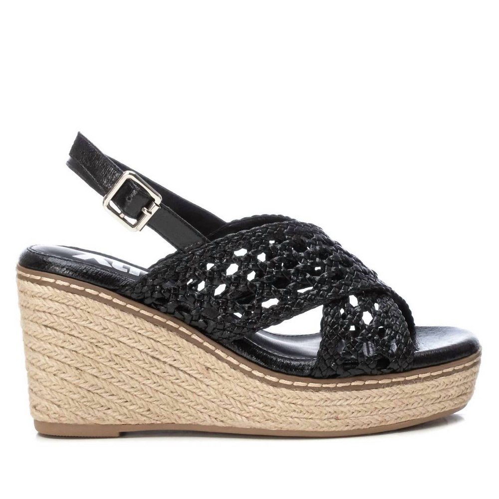 Women’s Wedge Sandals In Black 7703562059836