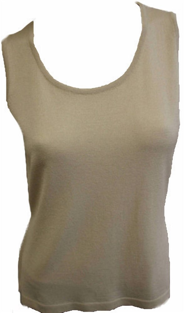 Bra-Friendly Tank Top In Sand 7226193248316