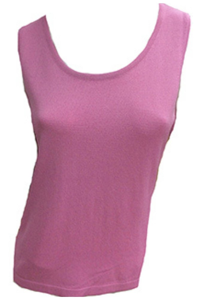 Bra-Friendly Tank Top In Pink 7226192953404