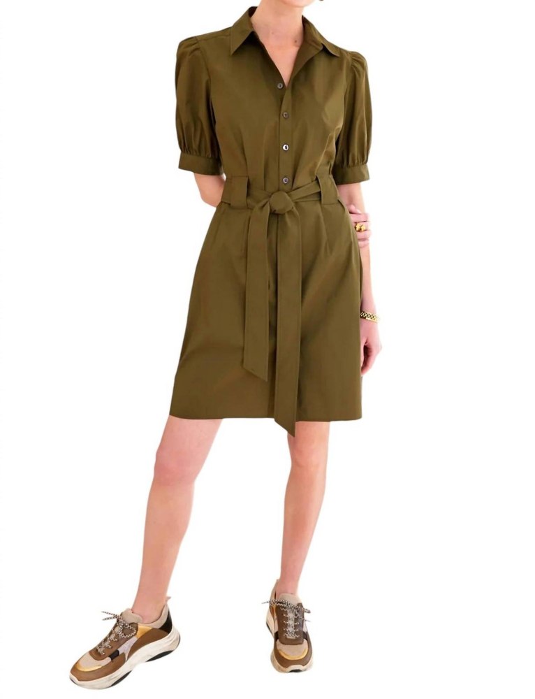 Piper Mini Dress In Olive 7832150212668