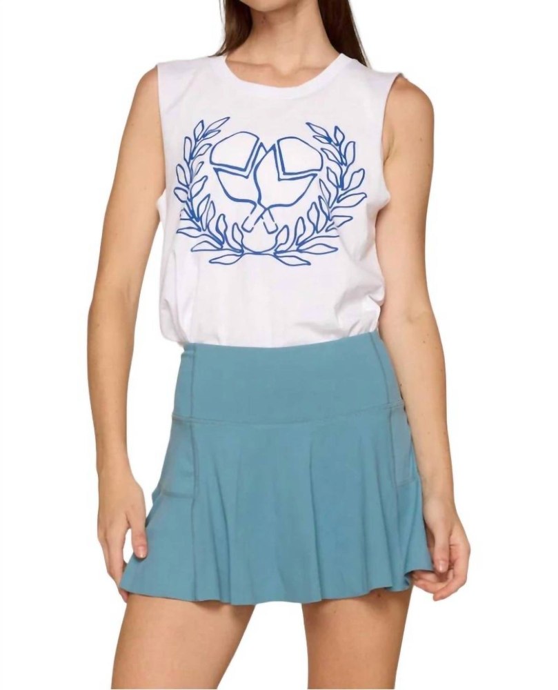Victory Muscle Tank In White 7703569039420