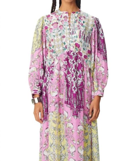 Bariloche Etel Maxi Dress In Pink-Green 7703569956924