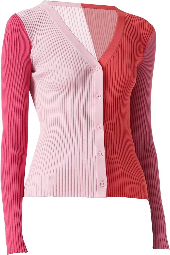 Women’s Cargo Sweater In Pink/red 7703572414524