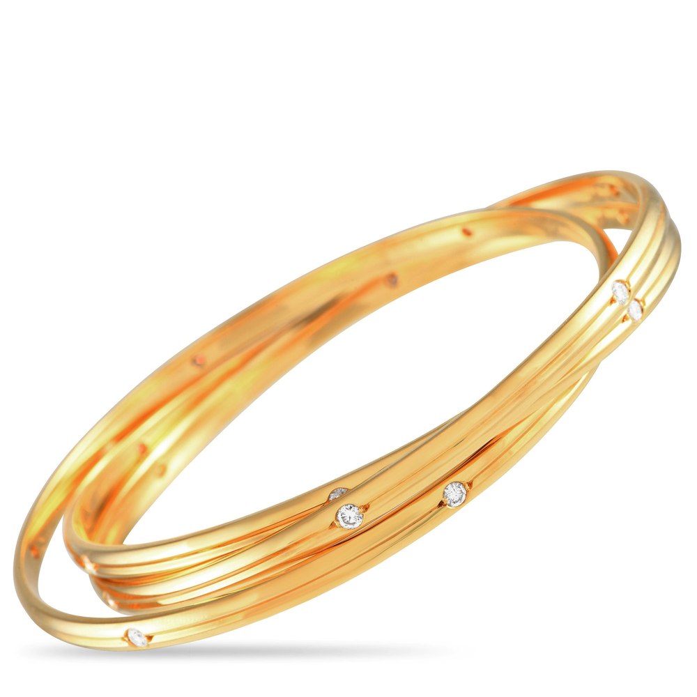 Cartier Constellation 18K Yellow Gold Diamond Bracelet CA01-012524