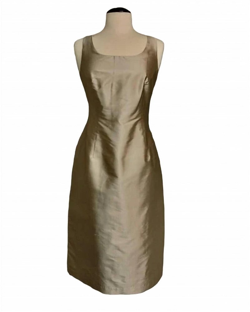 Audrey Dress In Cream/tan