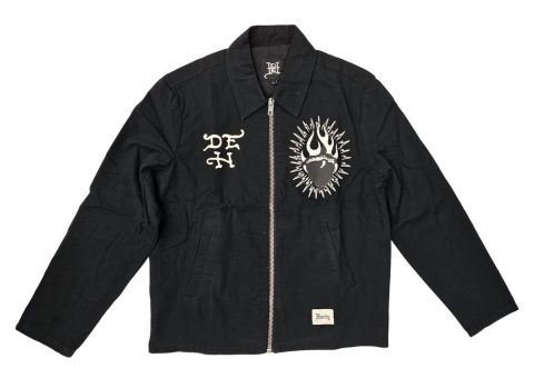 Men’s Dg Skull Workwear Jacket In Black 7803887779900