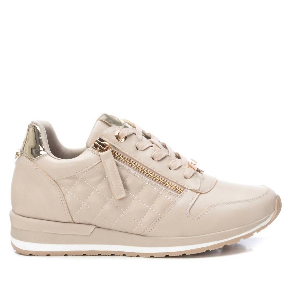 Women’s Trainer Sneakers In Beige 7803892334652