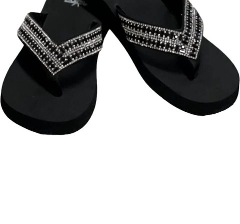 Women’s Hibiscus Sandals In Black/black 7832161353788