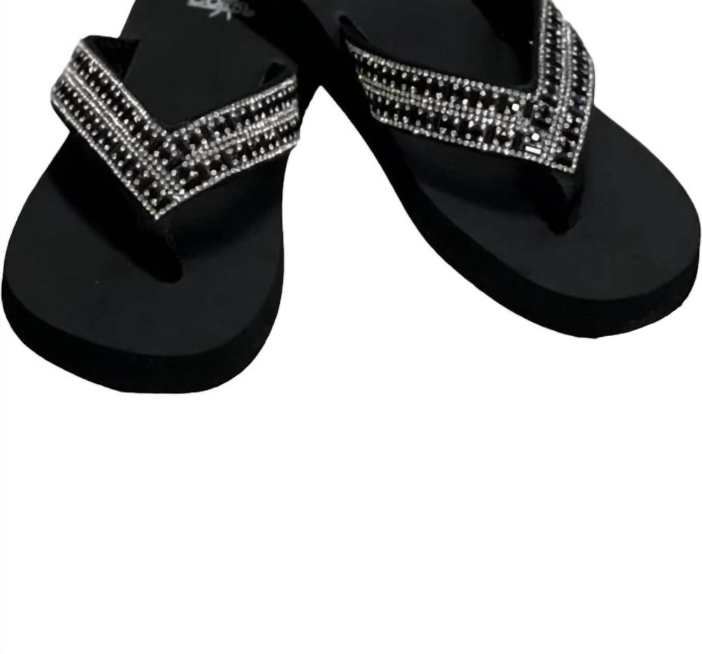 Women’s Hibiscus Sandals In Black/black 7832161353788