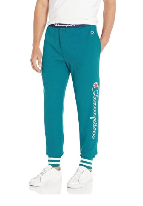 Waffle Rib Cuff Sleep Pant In Gem Jade 7703577133116
