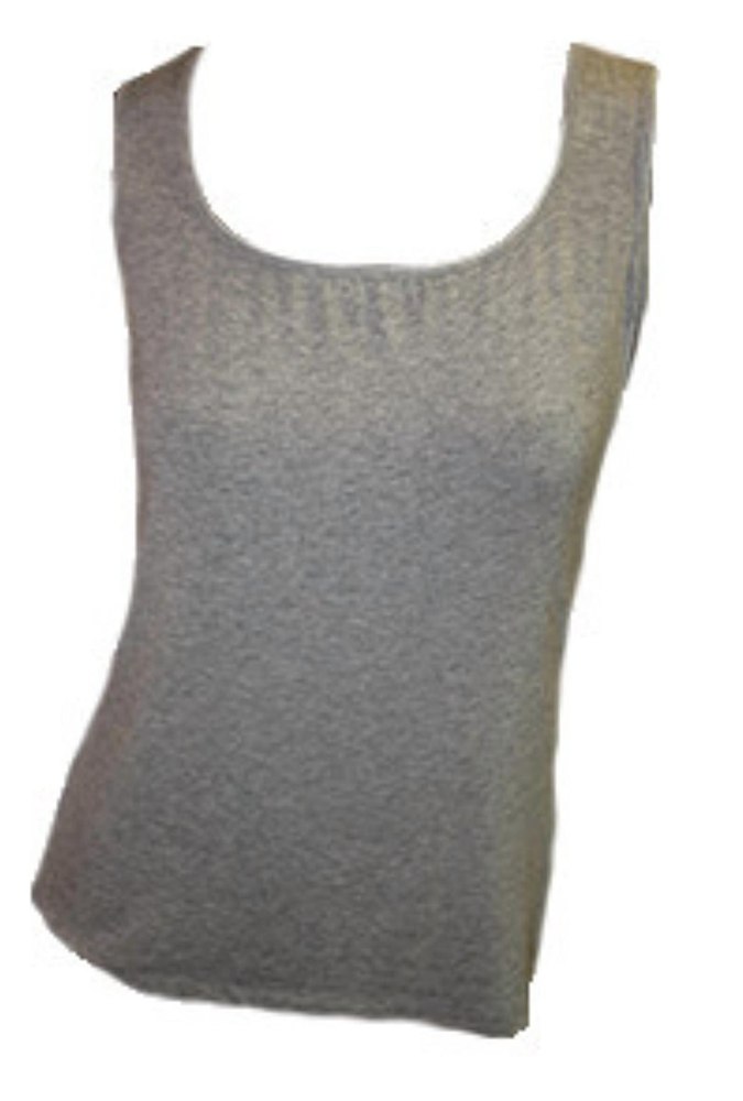 Bra-Friendly Tank Top In Gray