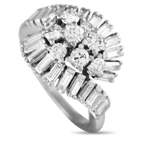 LB Exclusive Platinum 1.50ct Diamond Ring MF02-021324