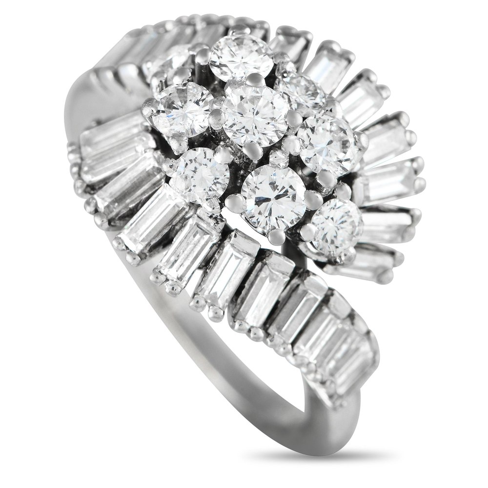 LB Exclusive Platinum 1.50ct Diamond Ring MF02-021324