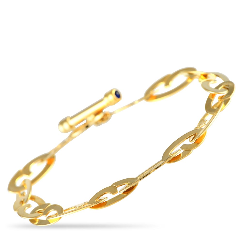 Roberto Coin 18K Yellow Gold Chic and Shine Flat Link Toggle Bracele RC10-021424