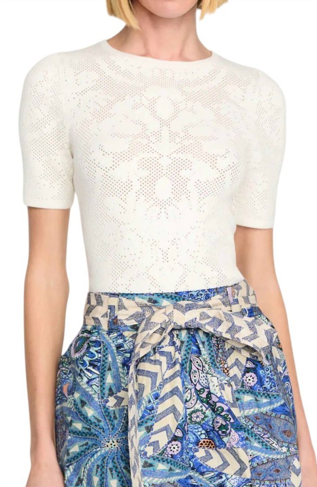 Crissy T-Shirt In White 7832178360380