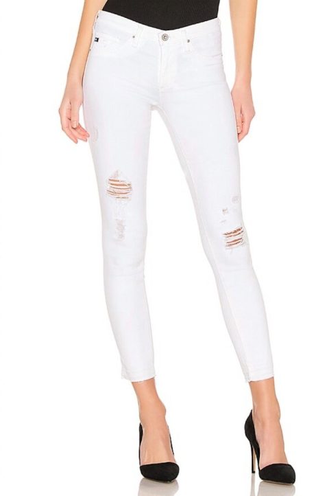 Legging Ankle Skinny Jeans In Rudimentary White 7803903246396