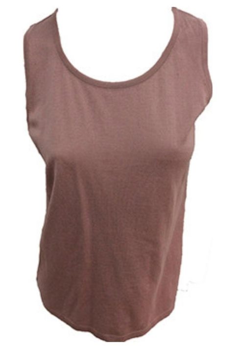 Bra Friendly Tank Top In Pink
